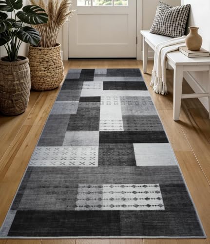 YIHOUSE 2x6 Kitchen Runner Rug Non Slip Washable, 6ft Patchwork Rug Runners by YIHOUSE