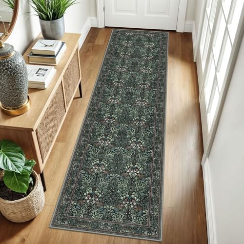SIILOOM 2x8 Washable Runner Rug, Non Slip Soft Area Rug - Image 4
