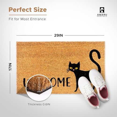 Coir Welcome Mat, 17 x 29 in - Image 3