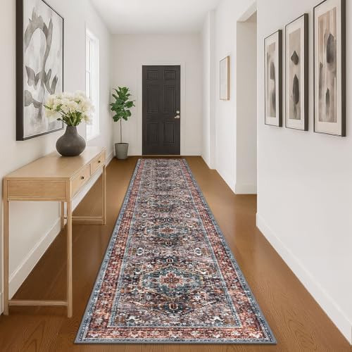KOZYFLY Area Rug 3x16 Ft Washable Boho Runner Rug by KOZYFLY
