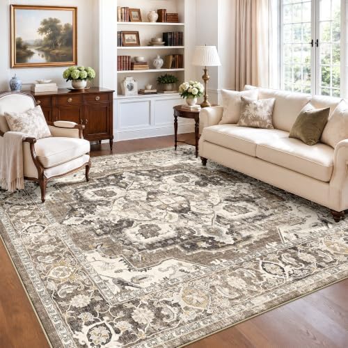 10x10 Square Area Rug Living Room: Large Washable Boho Area Rugs - Image 2