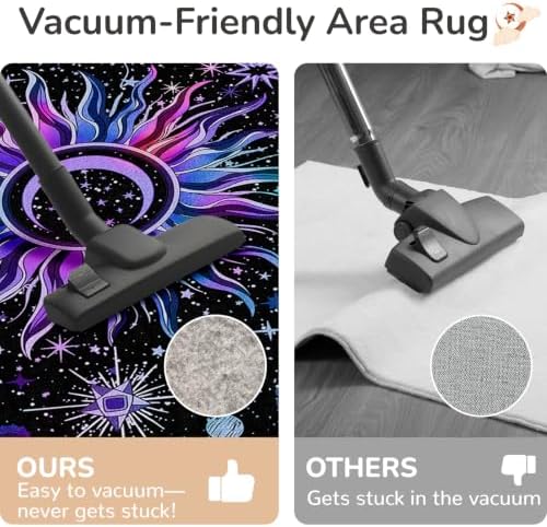 Vacuum-Friendly, 5x7 Washable Area Rug - Image 5