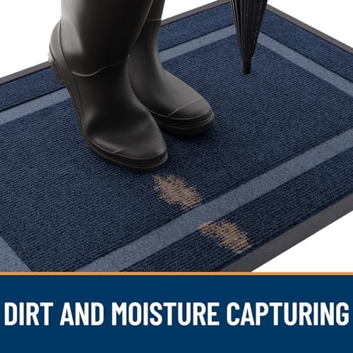 OLANLY Front Door Mat Outside 71x47, All-Season Heavy-Duty Rubber Doormat - Image 5