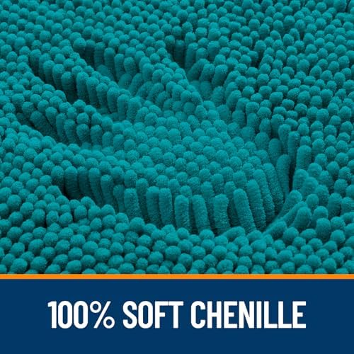 OLANLY Bathroom Rugs 32x20, Extra Soft Absorbent Chenille Bath Rugs - Image 3