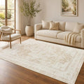 Washable 4'x6' Vintage Area Rug by Unknown