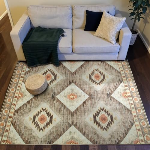 BESTSWEETIE 6ft-Square Washable Area Rug - Image 7