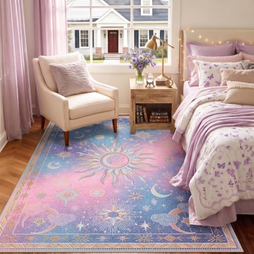 Vacuum-Friendly, 5x7 Washable Area Rug - Image 2