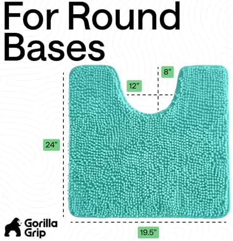 GORILLA GRIP Chenille Bath Rug Mat - Image 2