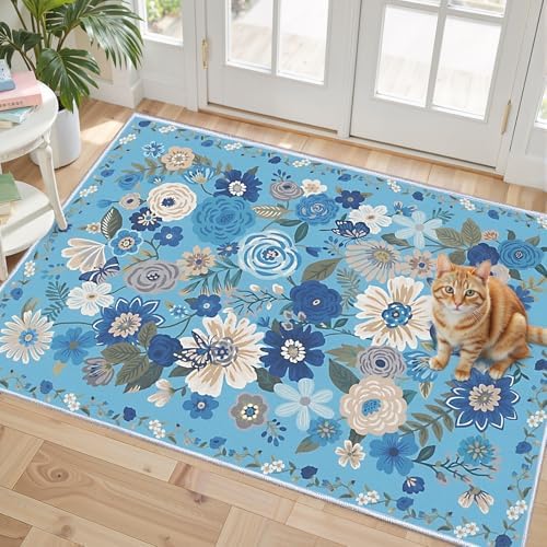 Washable 2x3 Entry Rug, Small Rugs by WelcometoBabovid