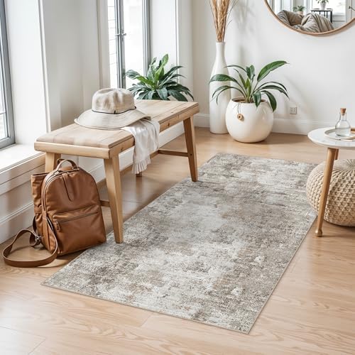 2x4 Washable Entryway Area Rug by ZHXXUJ