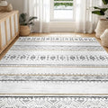 BESTSWEETIE 6x9 Area Rugs for Living Room Washable Moroccan Farmhouse Neutral by BESTSWEETIE
