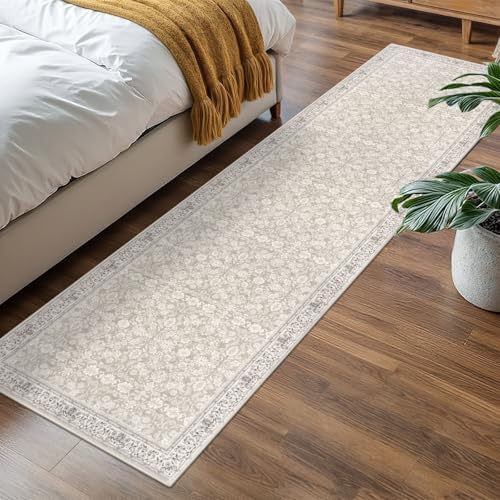 SIILOOM 2x7 Washable Runner Rug, Non Slip Soft Area Rug - Image 3