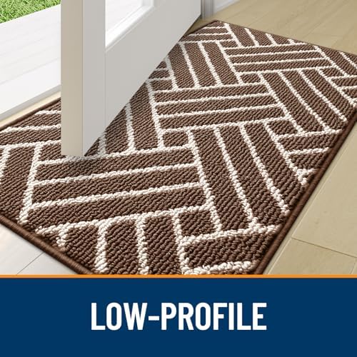 OLANLY Indoor Door Mat 32x20, Low-Profile Dirt Resistant Doormat - Image 4