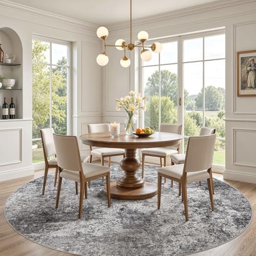 DMOYEST 10ft Round Area Rug Living Room Rugs - Image 3