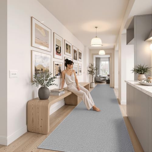 3x12 Runner Rug Non Slip, High-Low Pile Runners - Image 5