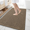 OLANLY Large Bathroom Rugs 59x35, Extra Soft Absorbent Chenille Bath Rugs by OLANLY
