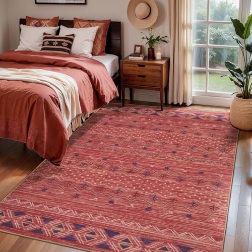 SERISSA 4x6 Washable Non-Slip Boho Area Rugs - Image 2