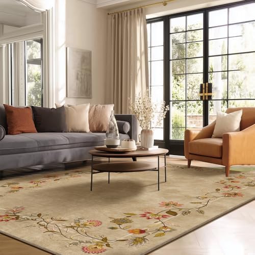 5x7 Living Room Area Rugs: Washable Bedroom Rug Non Slip Soft Large Carpet - Image 4