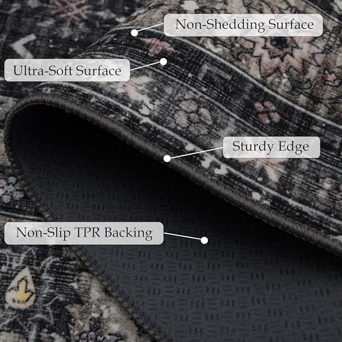 Ruaruarug Washable Area Rug 9×12 - Image 6