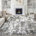 LOONGRUG 8x10 Area Rugs Washable Neutral Modern Living Room Rug Black White by LOONGRUG