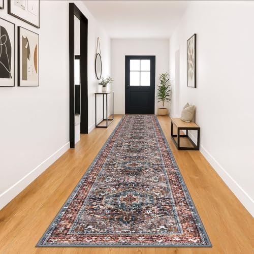 KOZYFLY Area Rug 3x18 Ft Washable Boho Runner Rug by KOZYFLY