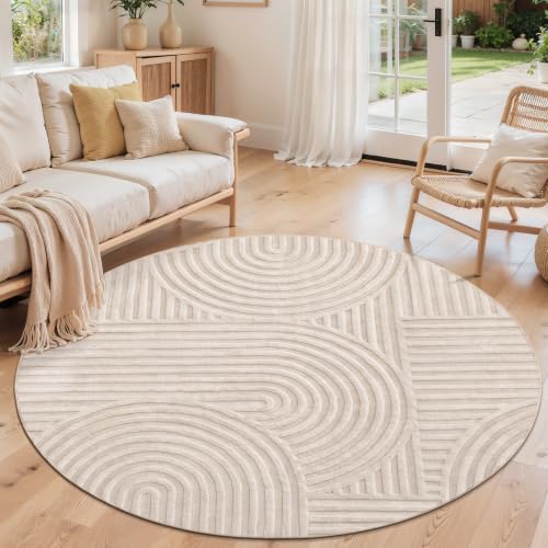 Ciicool Round Rug 6ft for Dining Room - Image 3