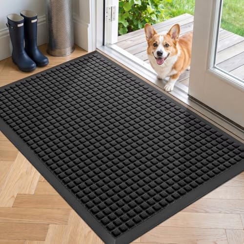 Front Door Mat Outside Entrance, Heavy Duty Doormat by WELDUN%E2%80%94IdealChoiceforHome