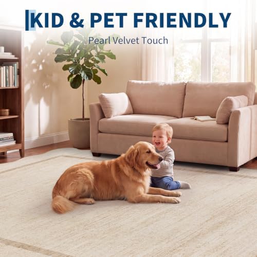 GarveeHome Scalloped Washable 5x7 Rugs - Image 7