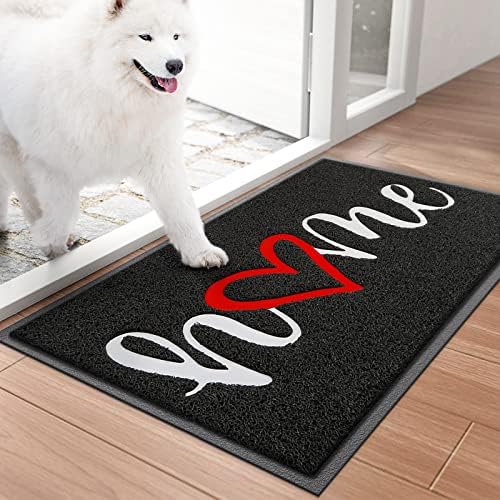 Door Mat Welcome Mat Floor Mat for Entryway, High Traffic Areas by Knockety