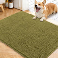 OLANLY Dog Door Mat for Muddy Paws 40x32, Super Absorbent Chenille Mud Mat by OLANLY
