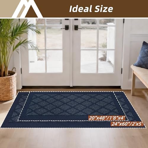 COSY HOMEER Non-Slip Door Mat 20"x48", Entryway Rugs Low Profile - Image 5