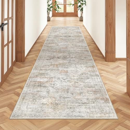 2x8 Runner Rug Non Slip, Washable Hallway Runner Rug by Restydon