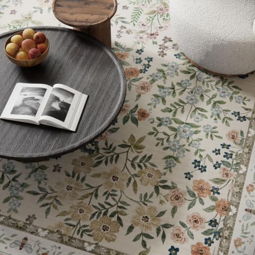 3x5 Washable Area Rugs for Entryway: Small Throw Rugs Stain Resistant Non Slip - Image 4