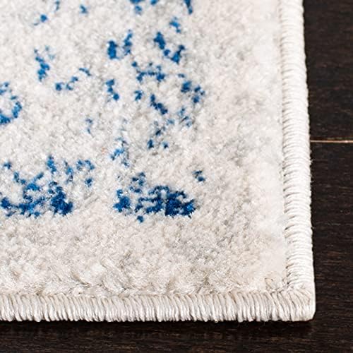 SAFAVIEH Evoke Area Rug 9x12, Large Ivory & Navy EVK256N - Image 6