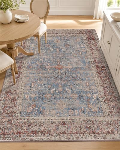 OLANLY 3x5 Washable Accent Rug, Soft Non Slip Carpet by OLANLY
