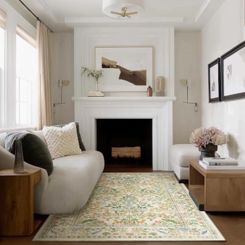 3x5 Small Area Rugs for Entryway: Machine Washable Rug Stain Resistant Non Slip - Image 6