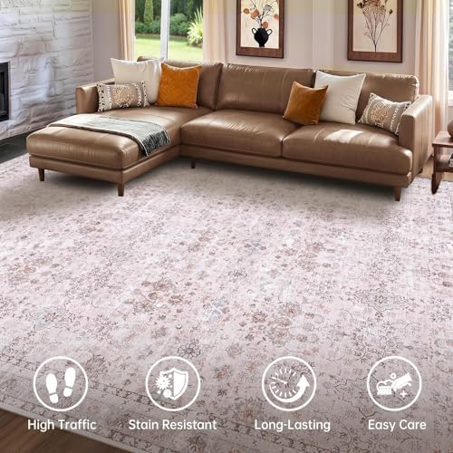 Sasttie 6x9 Area Rugs, Ultra-Soft Washable Rug - Image 2