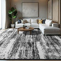 Modern Abstract Rug 8x10 Washable Area Rug by YJGWLHomeDecor