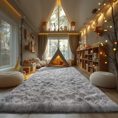 Zentavio Grey and White Area Rugs - Image 5