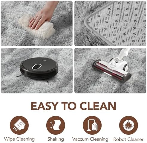 4x6 Non-Slip Fluffy Area Rugs For Living Room - Image 5