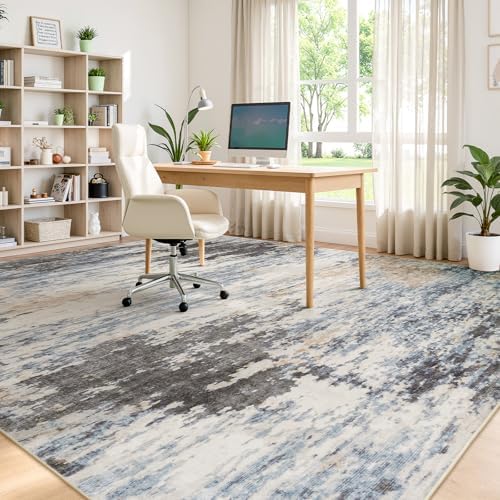 8x10 Area Rug for Living Room, Abstract Washable Large Rugs - Image 6