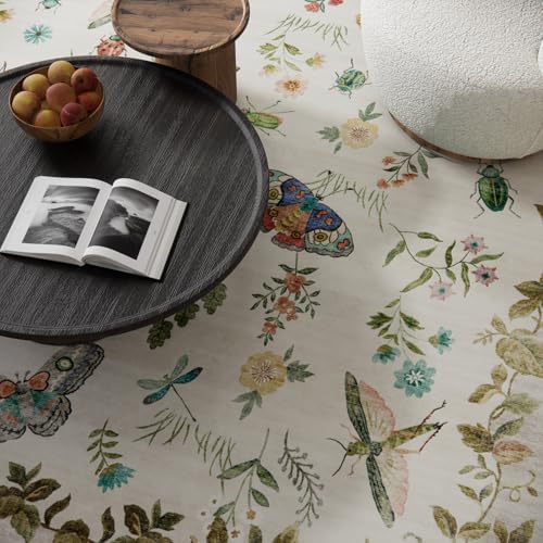 6x9 Area Rugs for Living Room: Washable Bedroom Rug Vintage Rugs Indoor Stain - Image 3