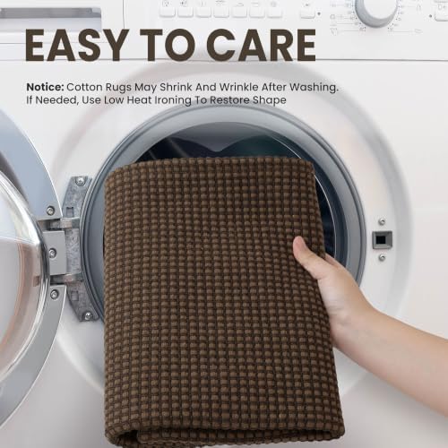 EARTHALL Woven Runner Rug 2x14 Ft Washable Runners - Image 4
