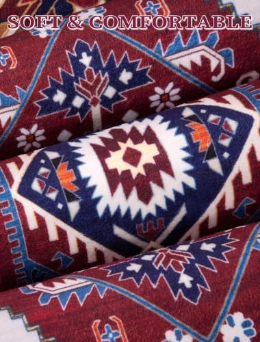 SERISSA 2x6 Washable Non Slip Boho Runner Rug - Image 4