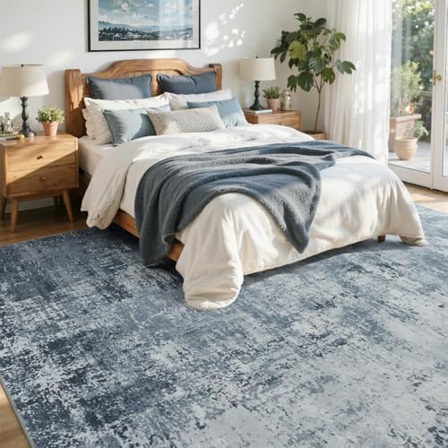 6x9 Ft Abstract Washable Area Rugs - Image 4