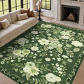 JOLLYVOGUE Floral Area Rug 6x9, Washable Rug by JOLLYVOGUE