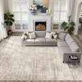LOONGRUG 12x15 Area Rug Large Neutral Modern Rug by LOONGRUG