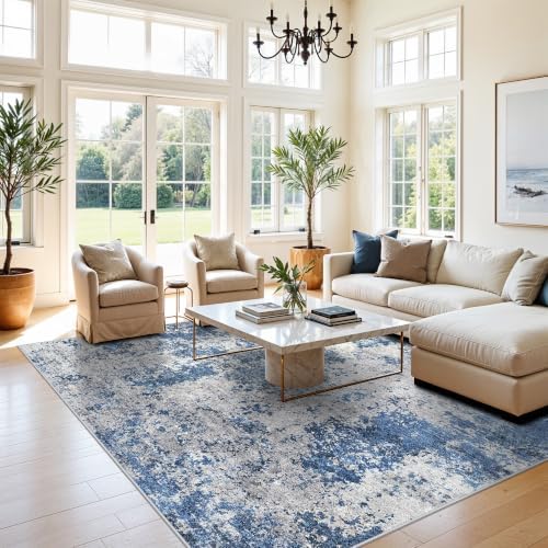 8x8 ft Square Living Room Rug by BYYVOORugsforYourHome