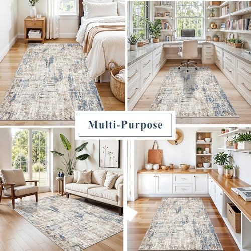 4x6 Washable Entryway Rug – Non-Slip Low-Pile Small Area Rug - Image 4