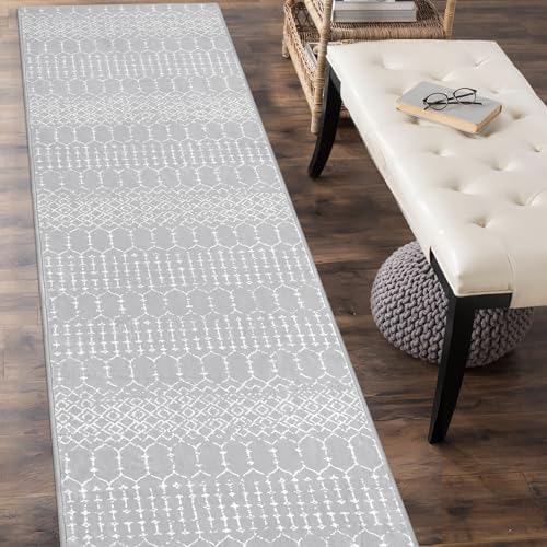 Lahome Moroccan Washable Rug Runner 2x10 Non-Slip Runner Rug - Image 6
